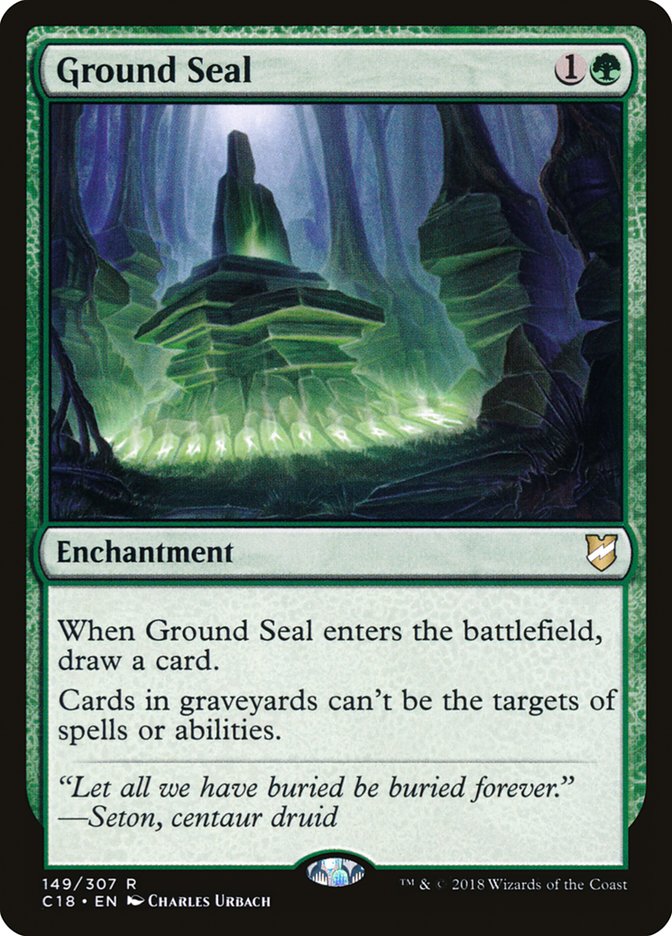 Ground Seal [Commander 2018] | PLUS EV GAMES 