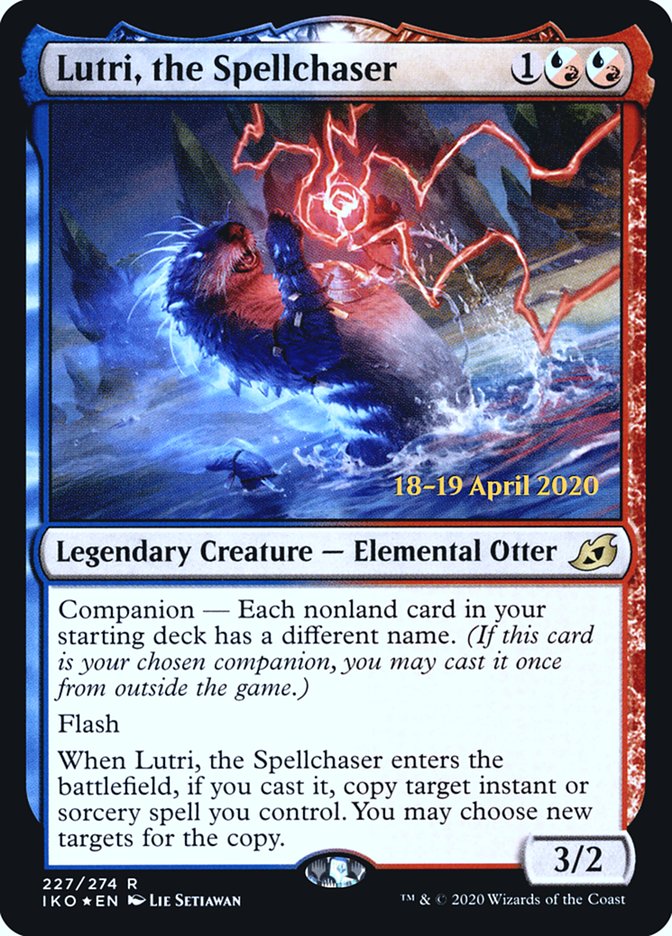 Lutri, the Spellchaser  [Ikoria: Lair of Behemoths Prerelease Promos] | PLUS EV GAMES 