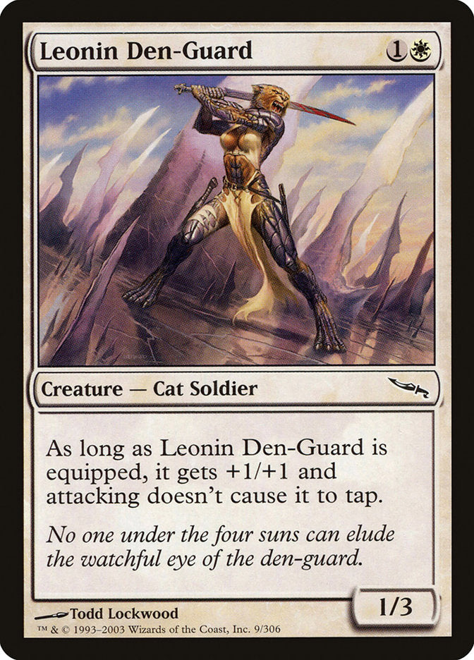 Leonin Den-Guard [Mirrodin] | PLUS EV GAMES 