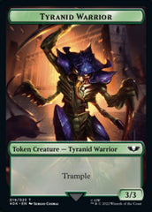 Tyranid (017) // Tyranid Warrior Double-sided Token (Surge Foil) [Universes Beyond: Warhammer 40,000 Tokens] | PLUS EV GAMES 