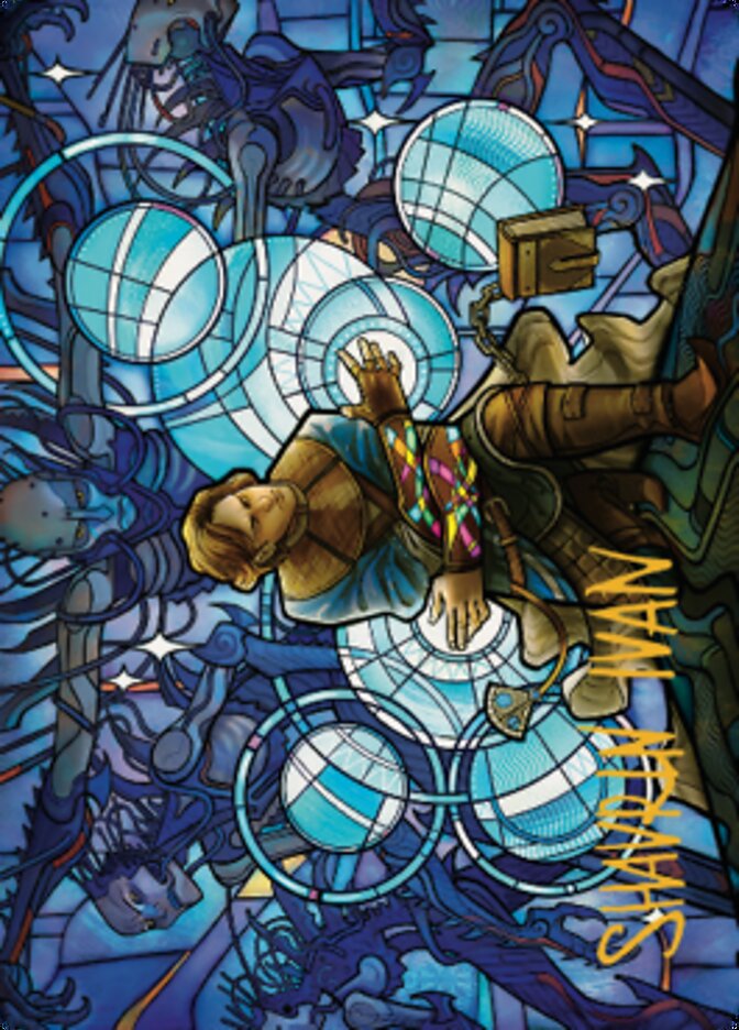 Raff, Weatherlight Stalwart Art Card (Gold-Stamped Signature) [Dominaria United Art Series] | PLUS EV GAMES 