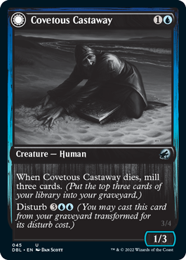 Covetous Castaway // Ghostly Castigator [Innistrad: Double Feature] | PLUS EV GAMES 