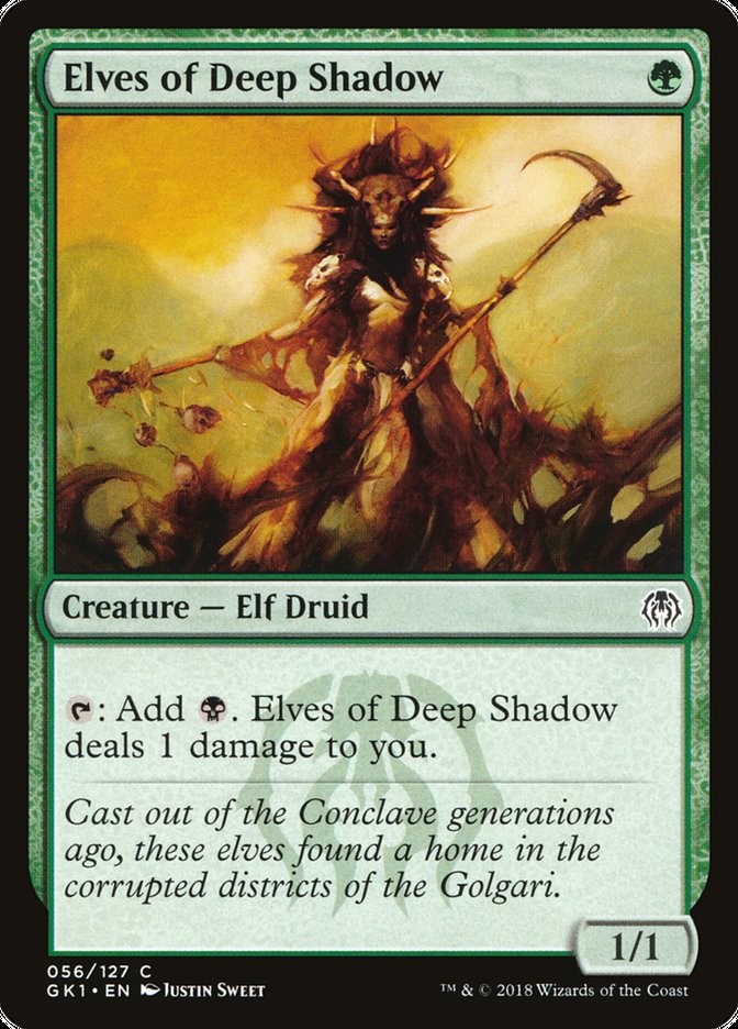 Elves of Deep Shadow [Guilds of Ravnica Guild Kit] | PLUS EV GAMES 