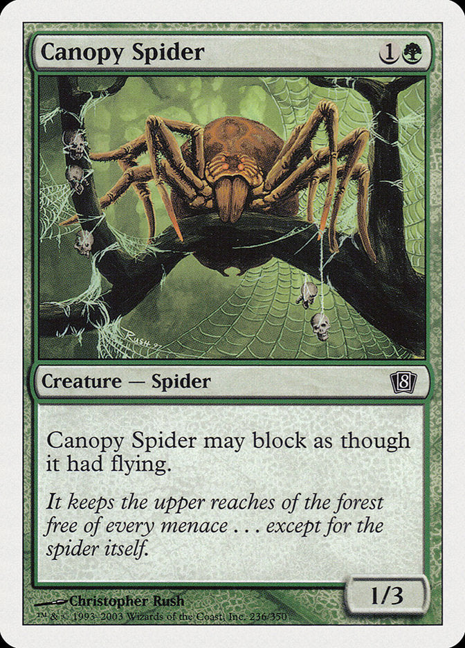 Canopy Spider [Eighth Edition] | PLUS EV GAMES 