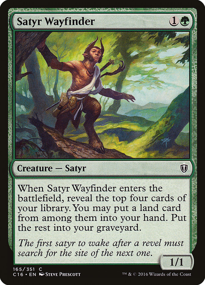 Satyr Wayfinder [Commander 2016] | PLUS EV GAMES 