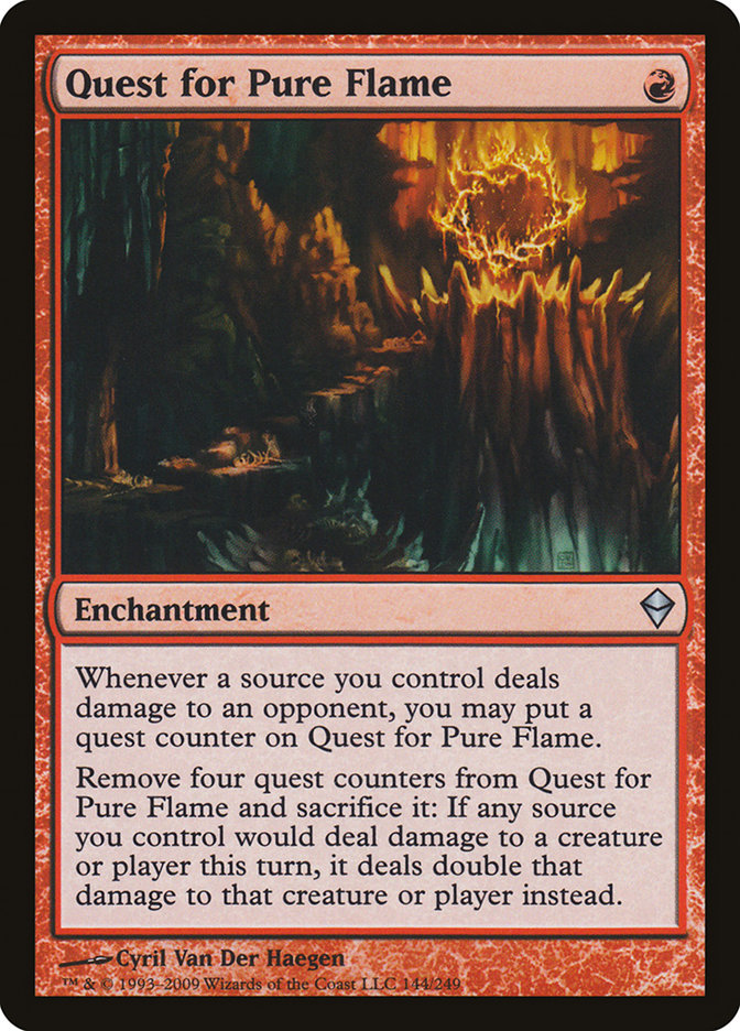 Quest for Pure Flame [Zendikar] | PLUS EV GAMES 