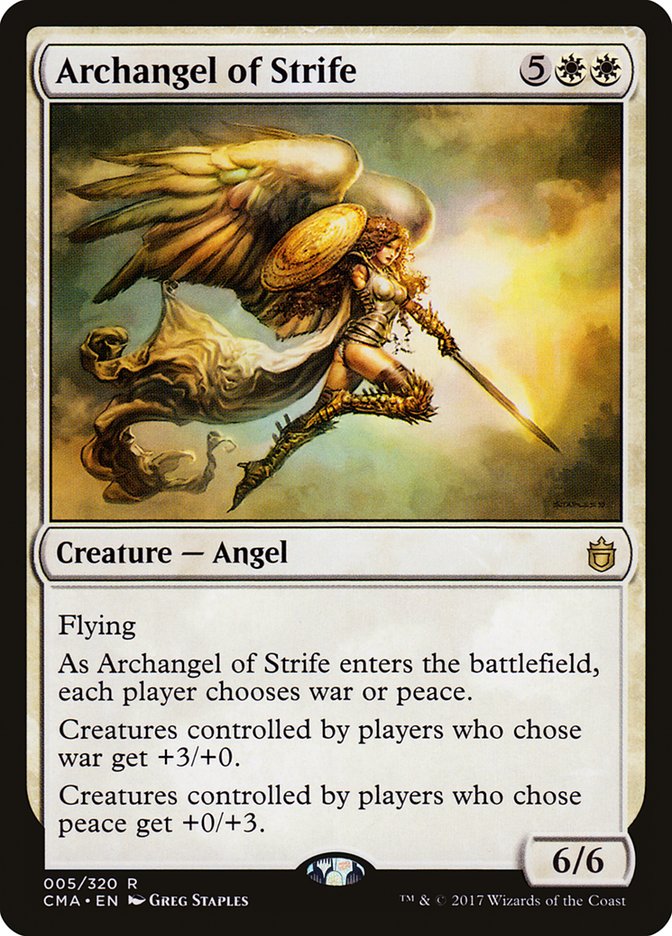 Archangel of Strife [Commander Anthology] | PLUS EV GAMES 