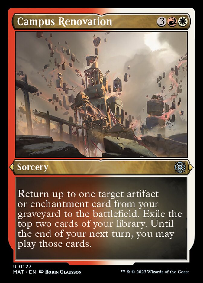 Campus Renovation (Foil Etched) [March of the Machine: The Aftermath] | PLUS EV GAMES 