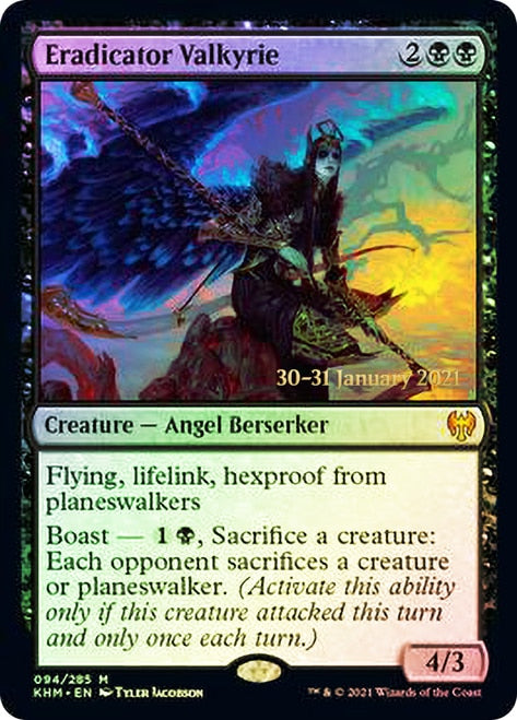 Eradicator Valkyrie  [Kaldheim Prerelease Promos] | PLUS EV GAMES 