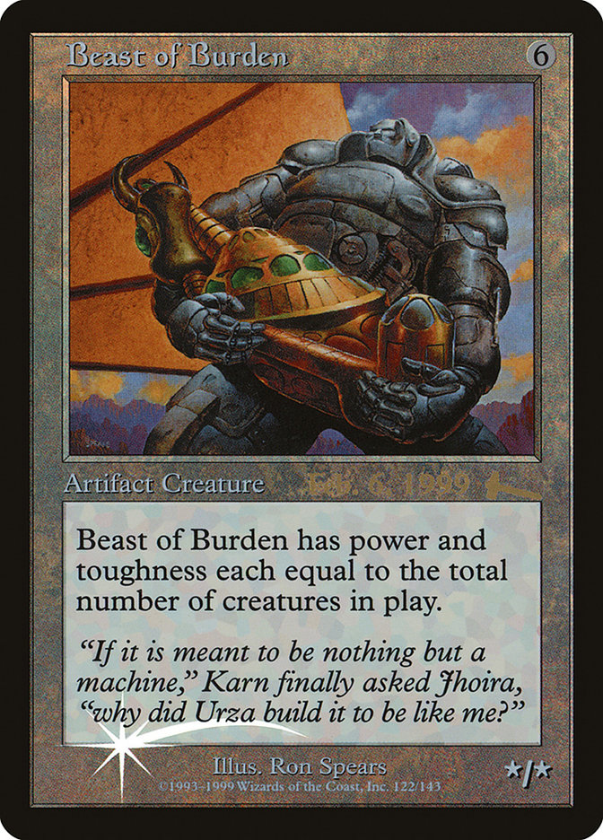 Beast of Burden [Prerelease Events] | PLUS EV GAMES 