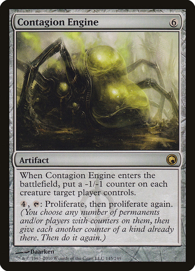 Contagion Engine [Scars of Mirrodin] | PLUS EV GAMES 