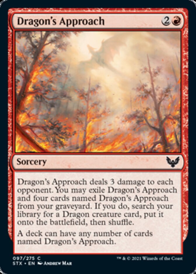Dragon's Approach [Strixhaven: School of Mages] | PLUS EV GAMES 