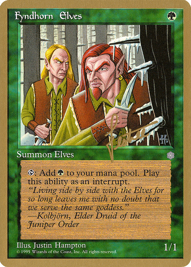 Fyndhorn Elves (Bertrand Lestree) [Pro Tour Collector Set] | PLUS EV GAMES 