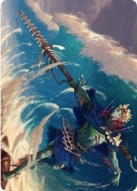 Tazeem Roilmage Art Card [Zendikar Rising Art Series] | PLUS EV GAMES 