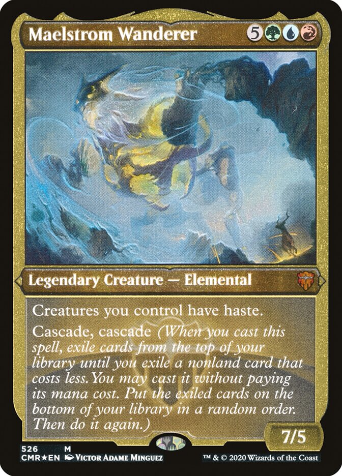 Maelstrom Wanderer [Commander Legends Etched] | PLUS EV GAMES 