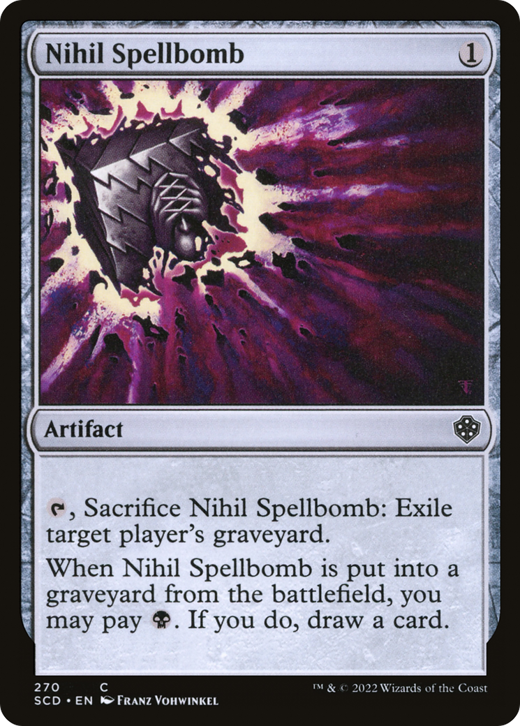 Nihil Spellbomb [Starter Commander Decks] | PLUS EV GAMES 