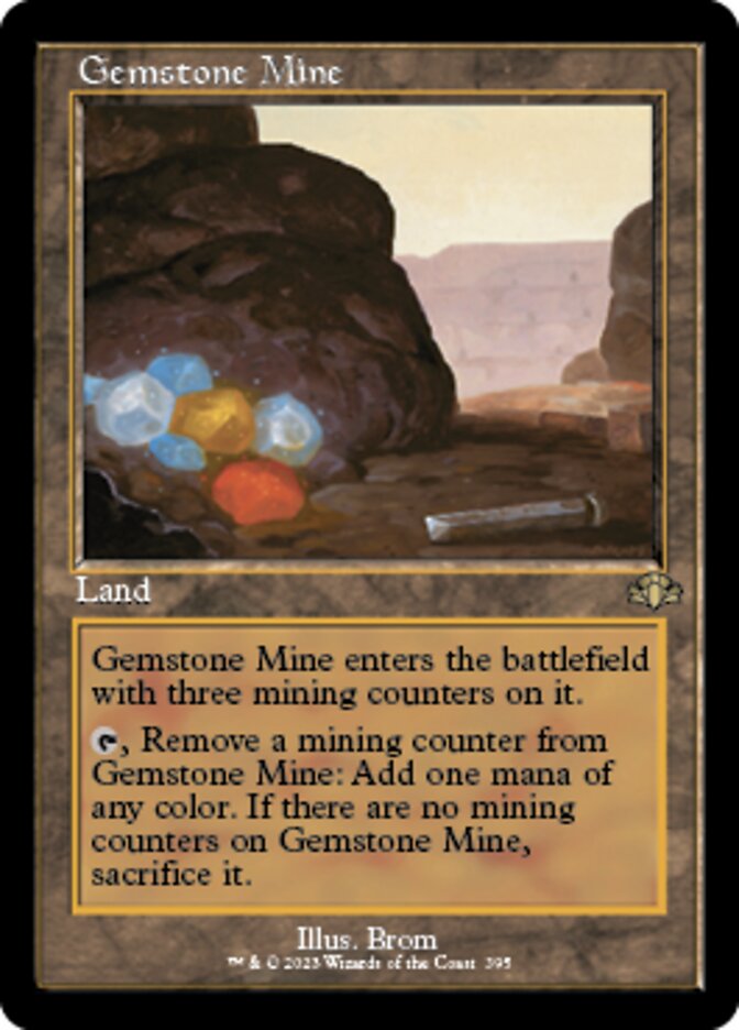 Gemstone Mine (Retro) [Dominaria Remastered] | PLUS EV GAMES 