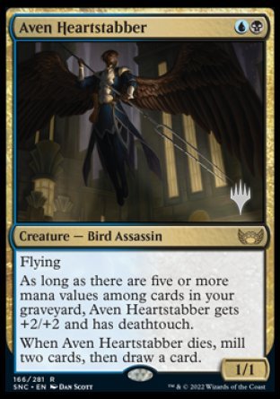 Aven Heartstabber (Promo Pack) [Streets of New Capenna Promos] | PLUS EV GAMES 