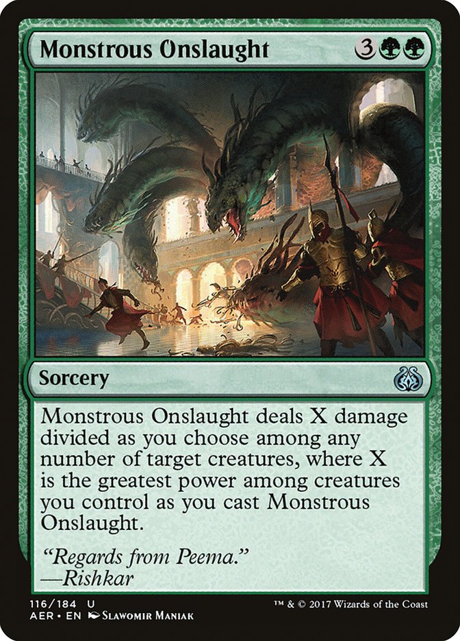 Monstrous Onslaught [Aether Revolt] | PLUS EV GAMES 