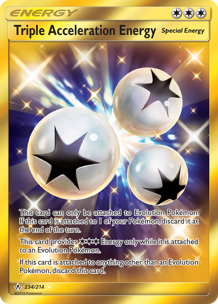 Triple Acceleration Energy (234/214) [Sun & Moon: Unbroken Bonds] | PLUS EV GAMES 