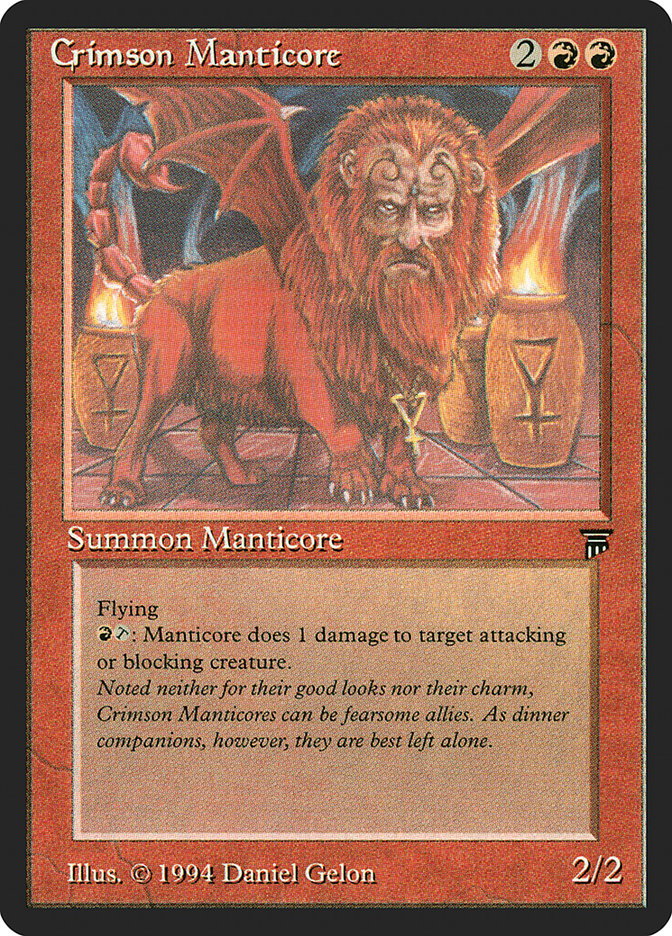 Crimson Manticore [Legends] | PLUS EV GAMES 