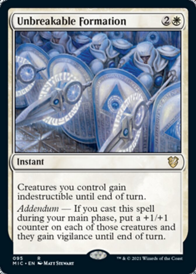 Unbreakable Formation [Innistrad: Midnight Hunt Commander] | PLUS EV GAMES 