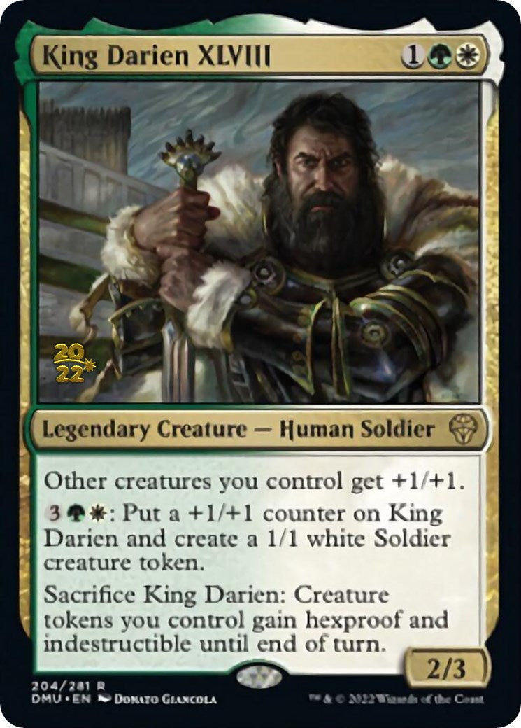 King Darien XLVIII [Dominaria United Prerelease Promos] | PLUS EV GAMES 