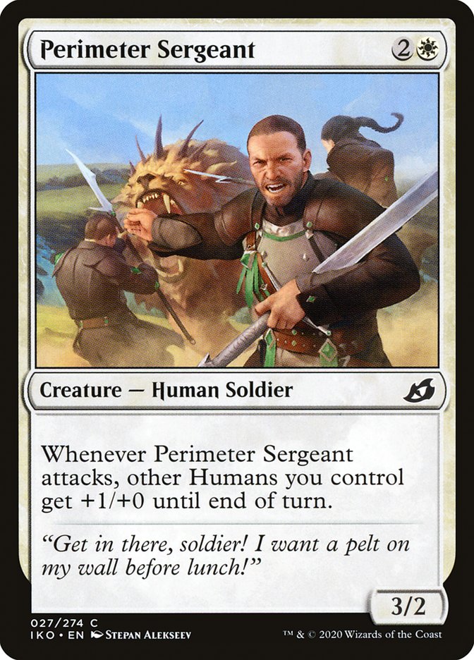 Perimeter Sergeant [Ikoria: Lair of Behemoths] | PLUS EV GAMES 