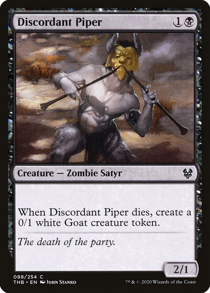 Discordant Piper [Theros Beyond Death] | PLUS EV GAMES 