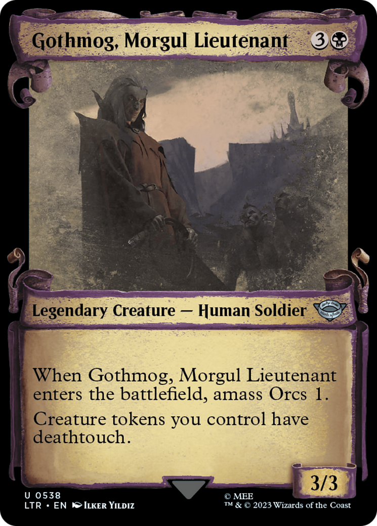 Gothmog, Morgul Lieutenant [The Lord of the Rings: Tales of Middle-Earth Showcase Scrolls] | PLUS EV GAMES 