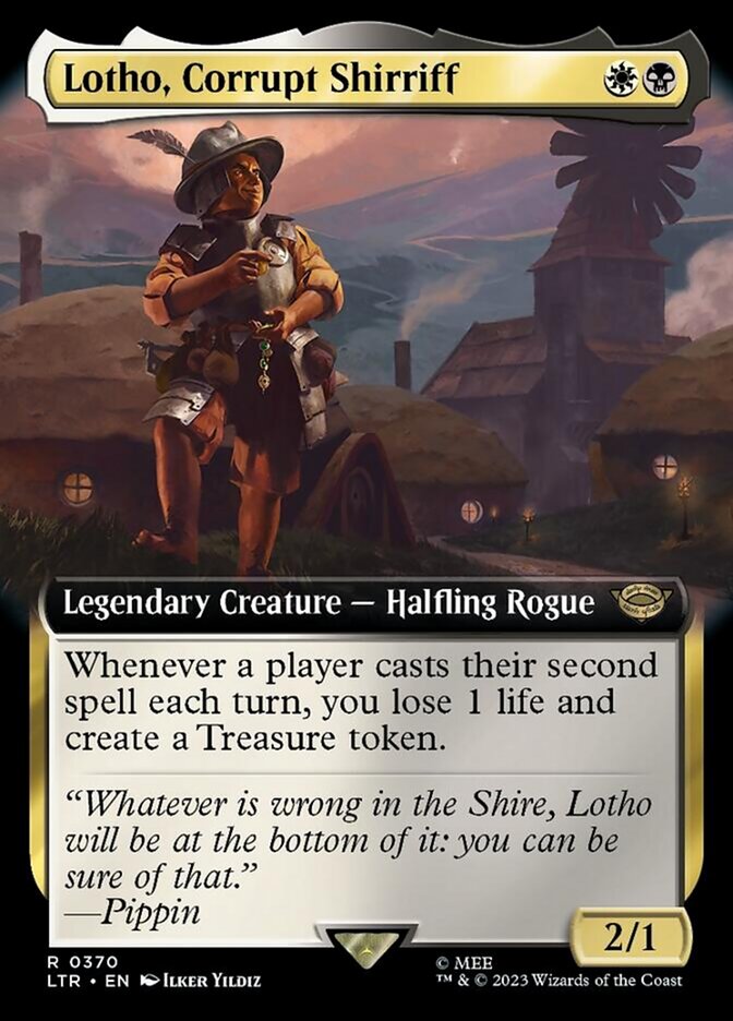 Lotho, Corrupt Shirriff (Extended Art) [The Lord of the Rings: Tales of Middle-Earth] | PLUS EV GAMES 