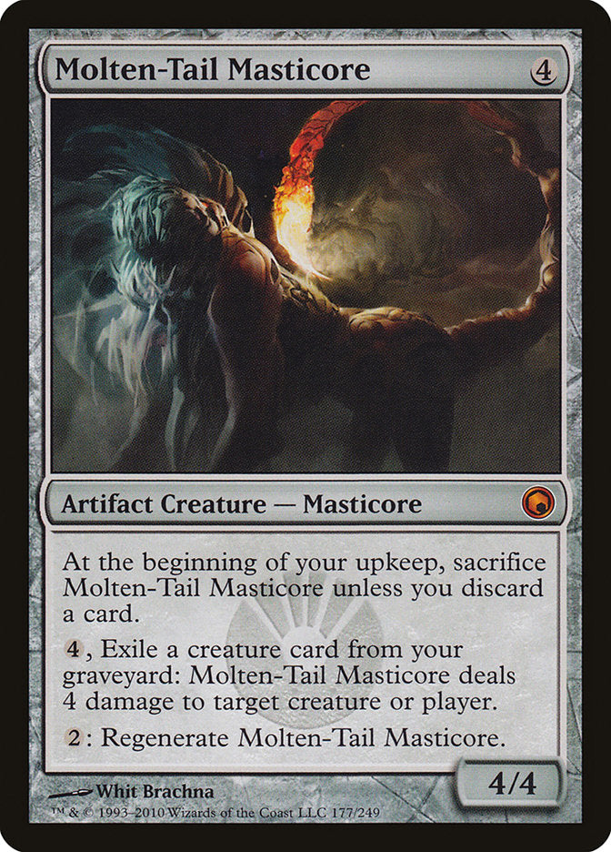 Molten-Tail Masticore [Scars of Mirrodin] | PLUS EV GAMES 