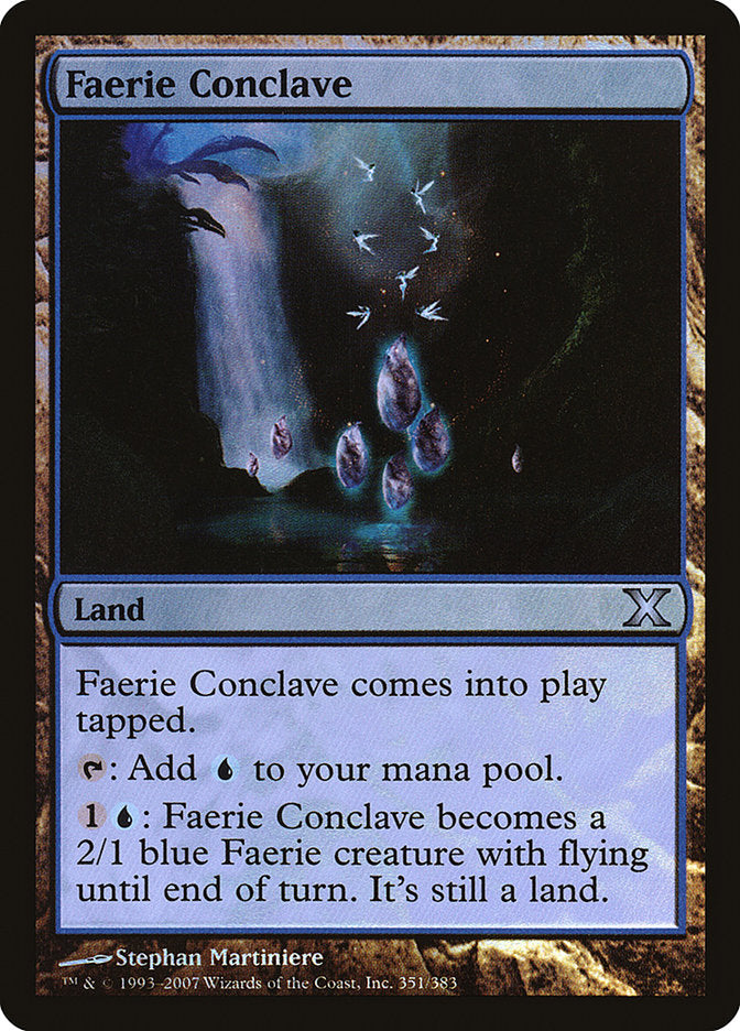 Faerie Conclave (Premium Foil) [Tenth Edition] | PLUS EV GAMES 