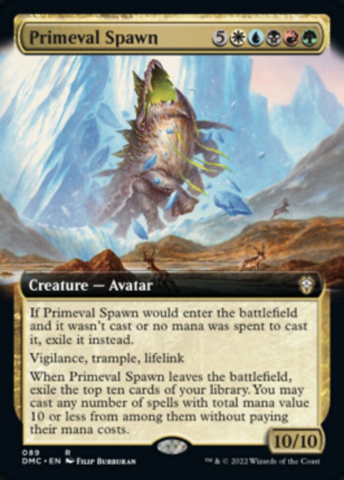 Primeval Spawn (Extended Art) [Dominaria United Commander] | PLUS EV GAMES 