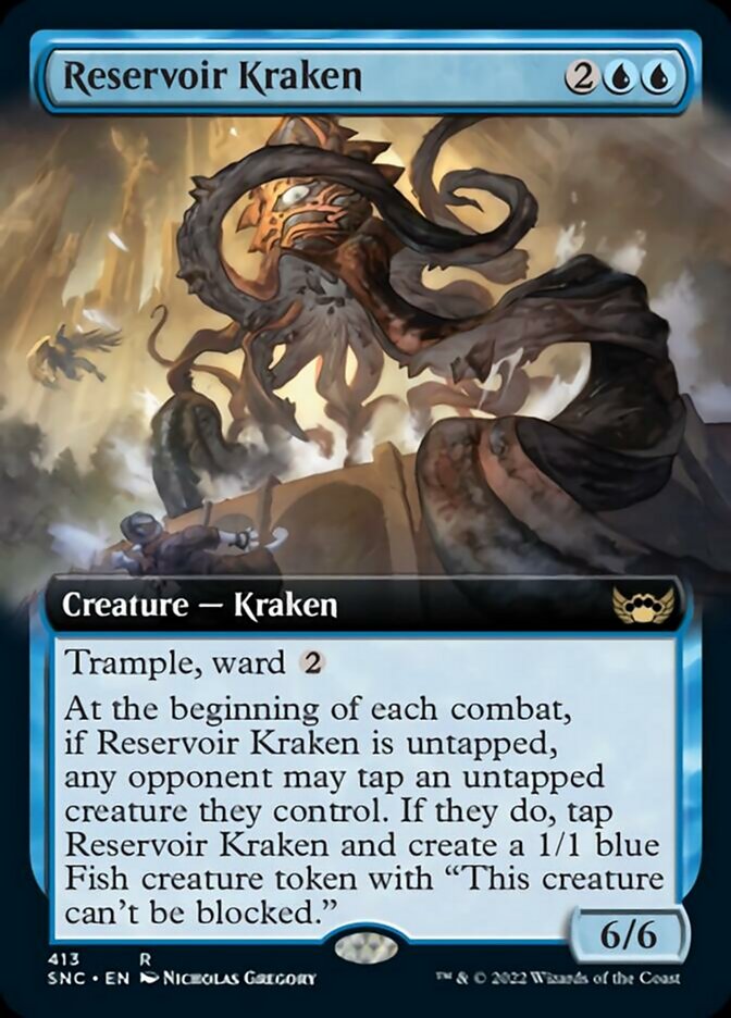 Reservoir Kraken (Extended Art) [Streets of New Capenna] | PLUS EV GAMES 