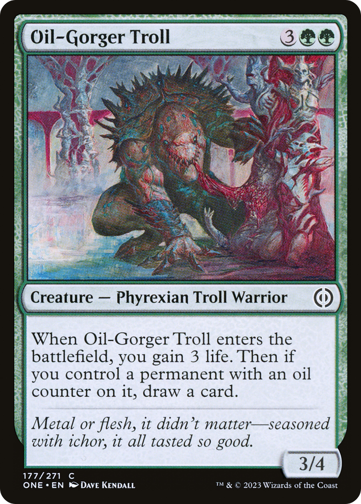 Oil-Gorger Troll [Phyrexia: All Will Be One] | PLUS EV GAMES 