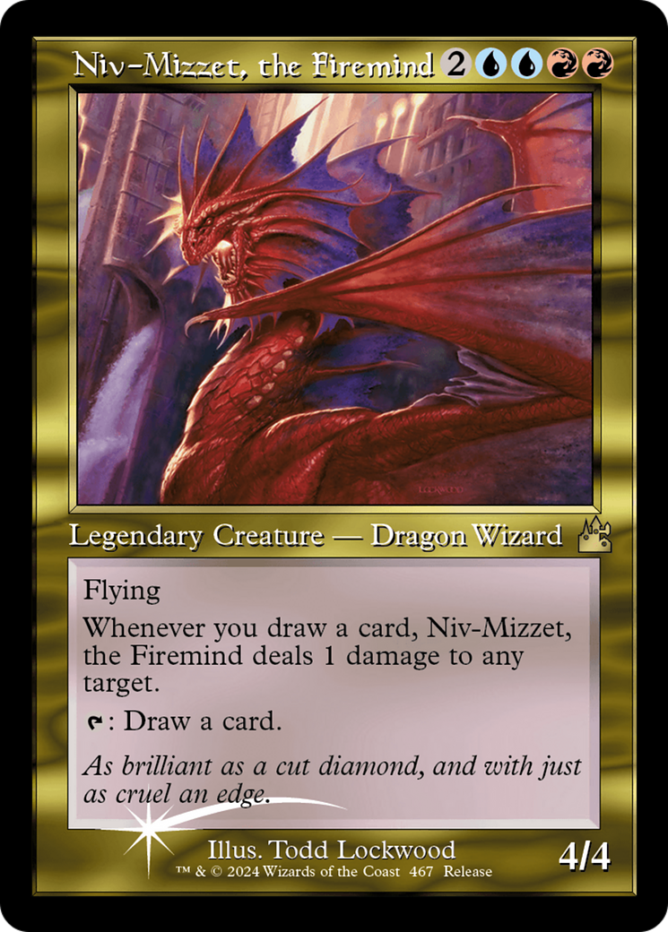 Niv-Mizzet, the Firemind (Retro Frame) [Ravnica Remastered] | PLUS EV GAMES 