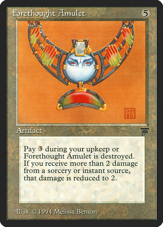 Forethought Amulet [Legends] | PLUS EV GAMES 