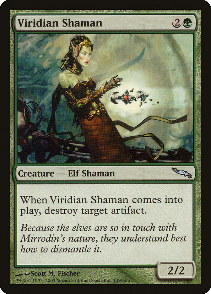 Viridian Shaman [Mirrodin] | PLUS EV GAMES 