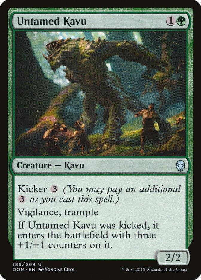 Untamed Kavu [Dominaria] | PLUS EV GAMES 