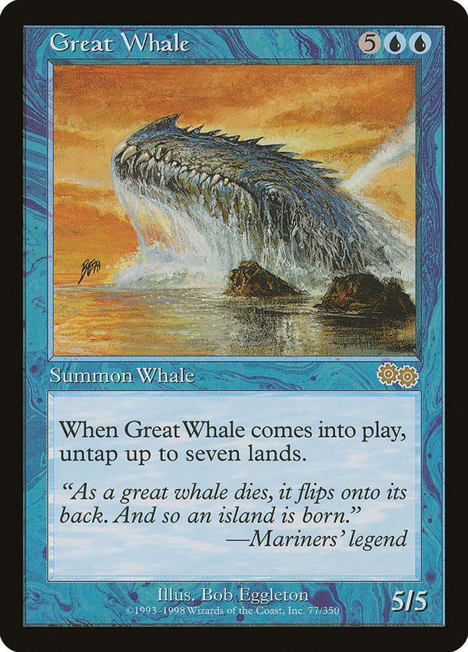 Great Whale [Urza's Saga] | PLUS EV GAMES 