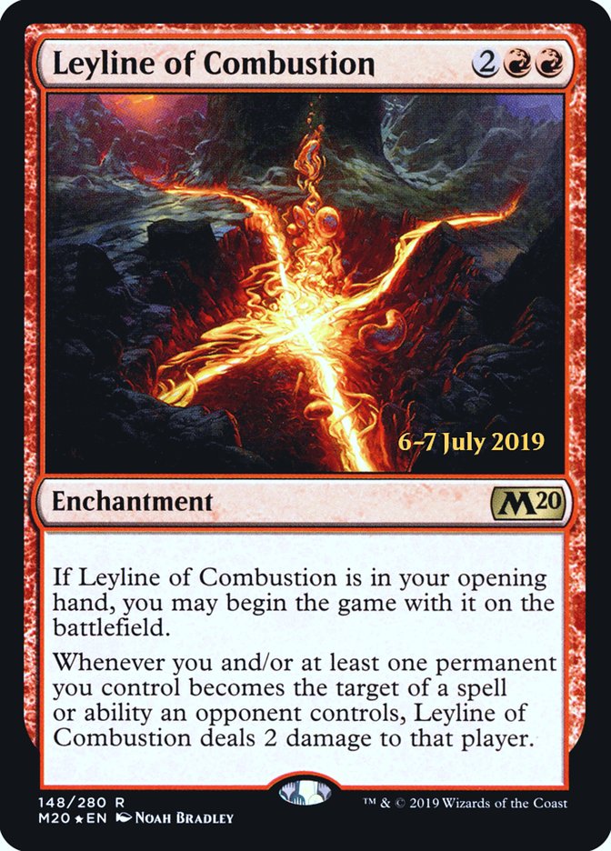 Leyline of Combustion  [Core Set 2020 Prerelease Promos] | PLUS EV GAMES 