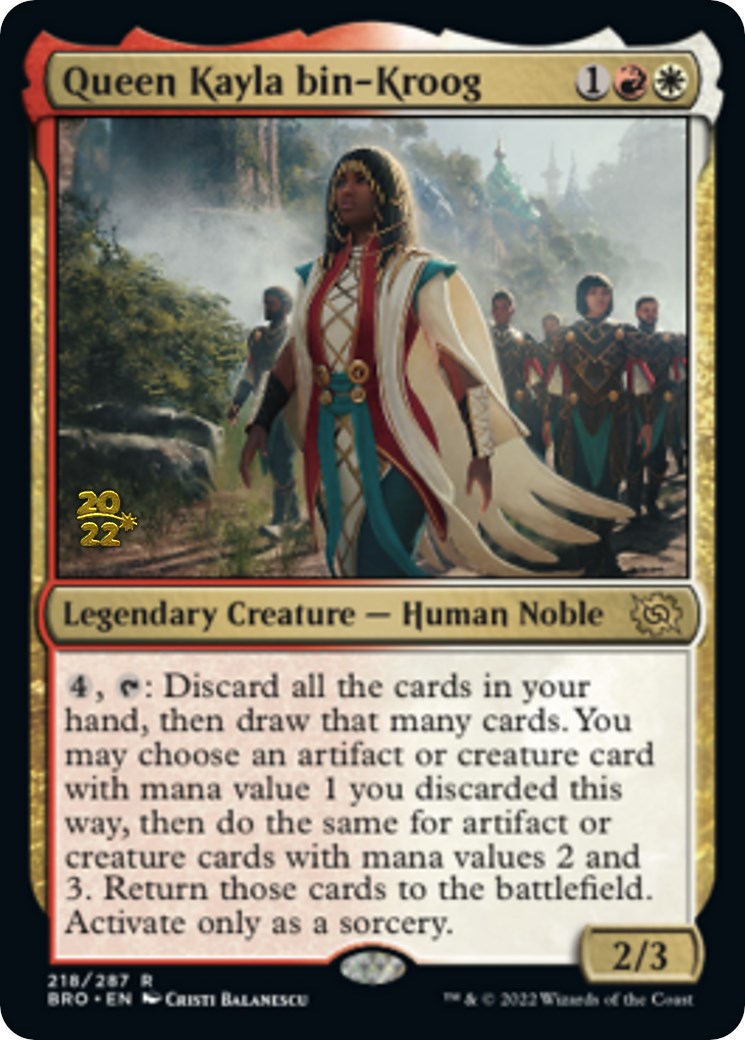 Queen Kayla bin-Kroog [The Brothers' War: Prerelease Promos] | PLUS EV GAMES 