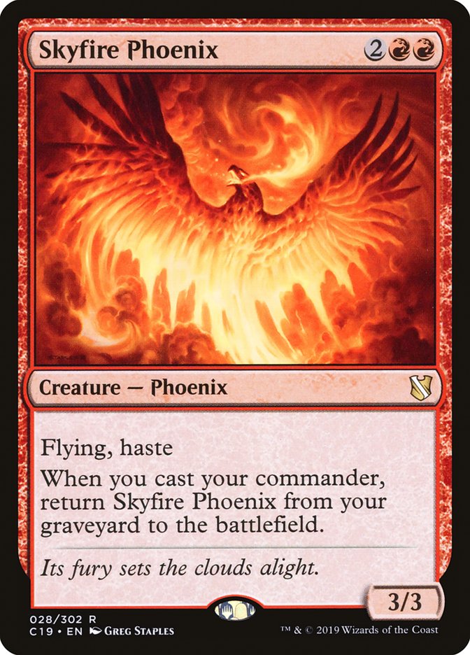 Skyfire Phoenix [Commander 2019] | PLUS EV GAMES 