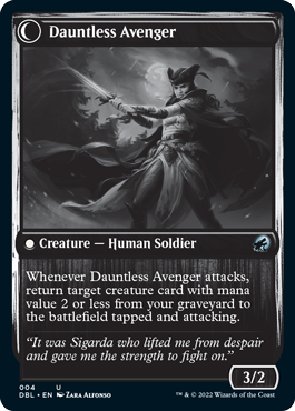 Bereaved Survivor // Dauntless Avenger [Innistrad: Double Feature] | PLUS EV GAMES 