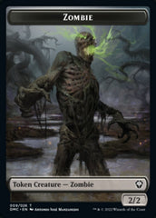 Saproling // Zombie Double-sided Token [Dominaria United Tokens] | PLUS EV GAMES 