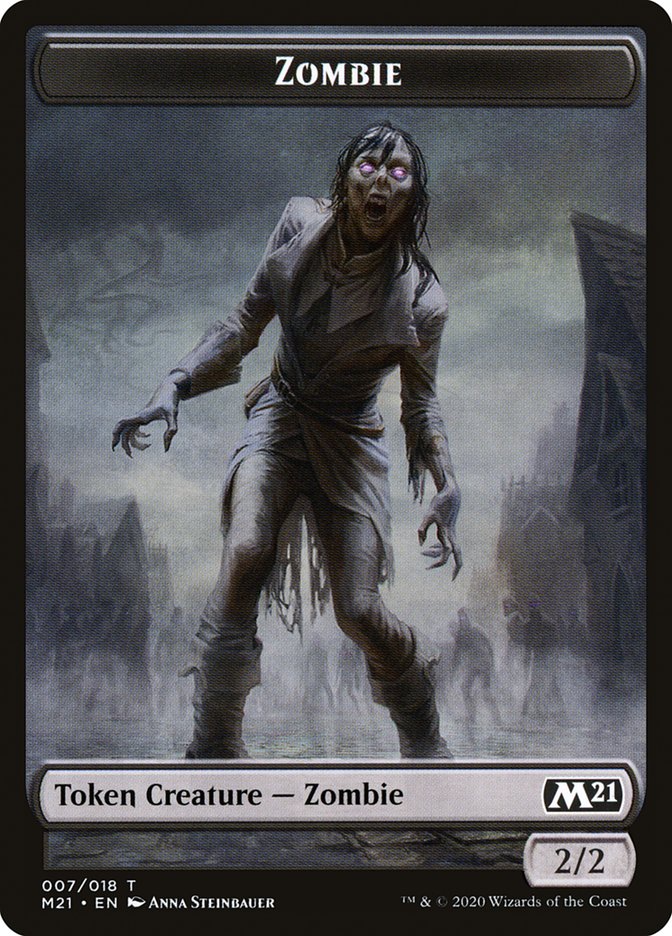 Zombie [Core Set 2021 Tokens] | PLUS EV GAMES 