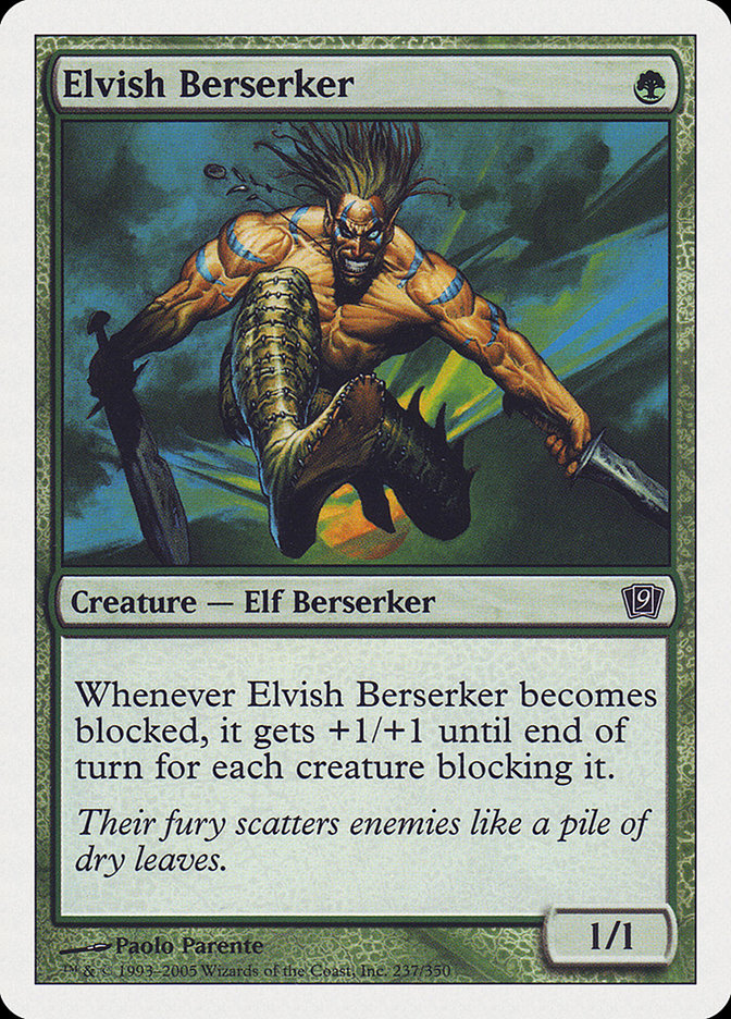 Elvish Berserker [Ninth Edition] | PLUS EV GAMES 