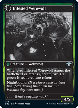 Infestation Expert // Infested Werewolf [Innistrad: Double Feature] | PLUS EV GAMES 