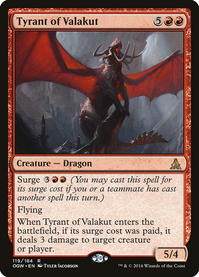 Tyrant of Valakut [Oath of the Gatewatch] | PLUS EV GAMES 